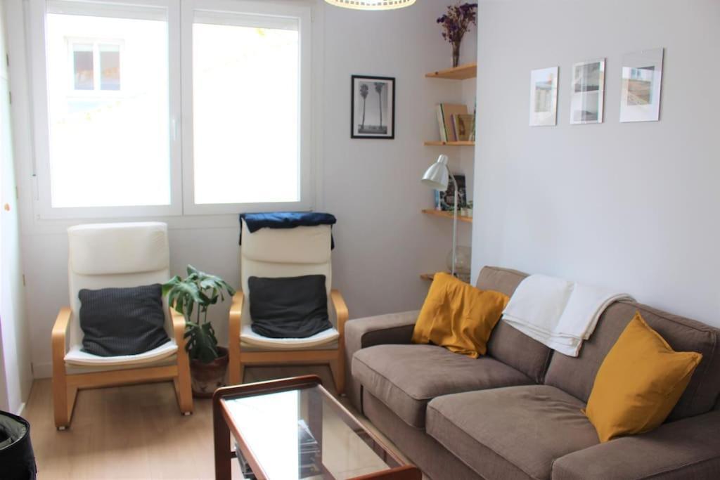 Ferienwohnung Vibescoruna: Espacioso Apartamento A Pie De Playa A Coruña Exterior foto